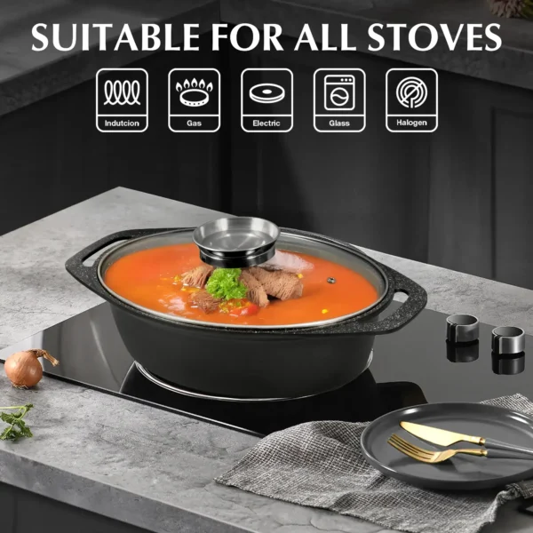 CS Kochsysteme Braadpan inductie Marburg 32x24cm - Afbeelding 8