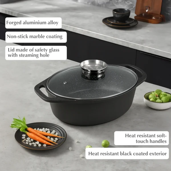 CS Kochsysteme Braadpan inductie Marburg 32x24cm - Afbeelding 10
