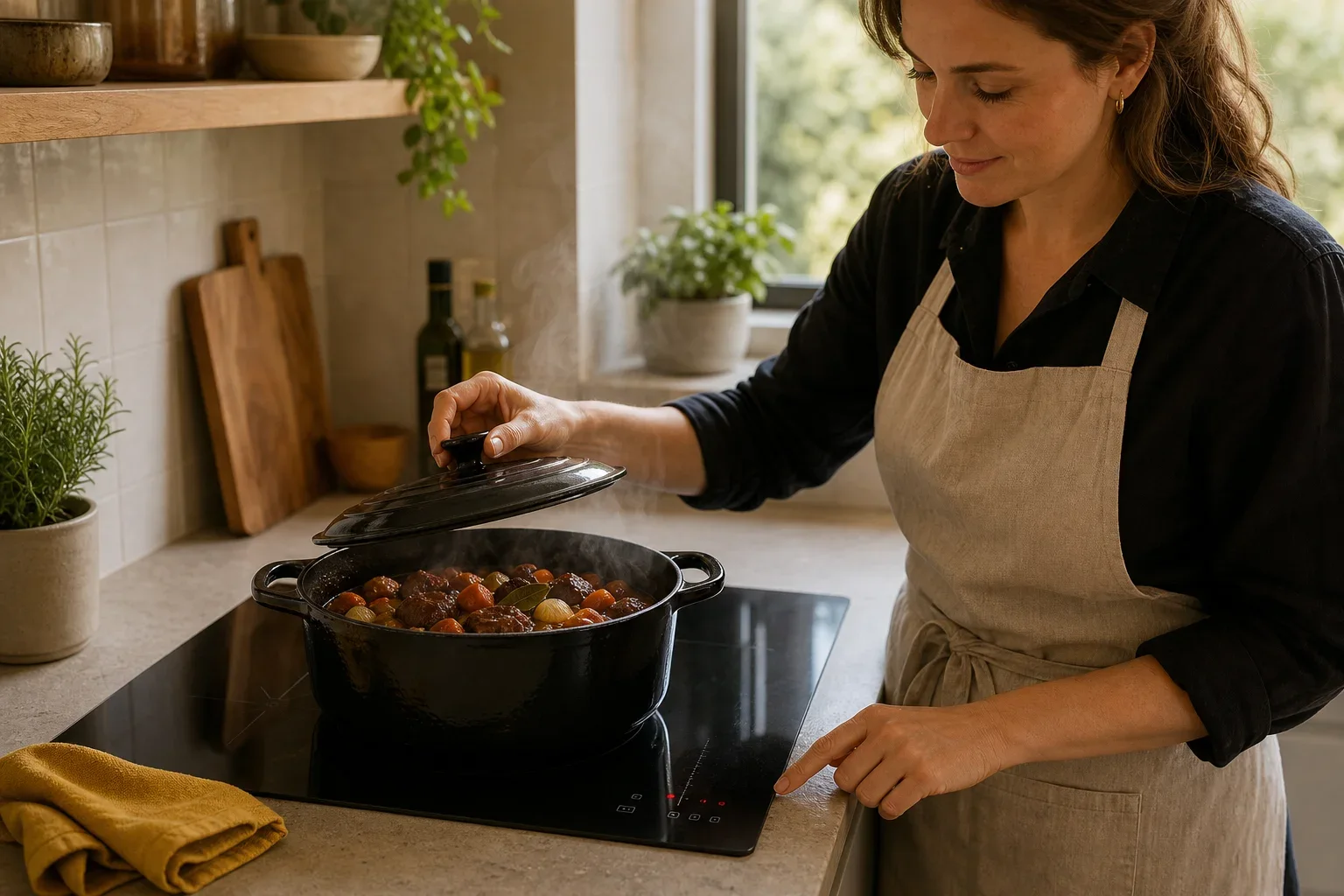 braadpan op inductie gebruiken