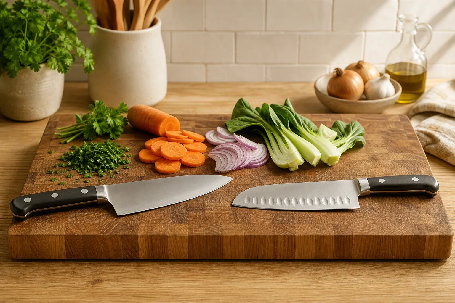 koksmes of santoku voor dagelijks koken